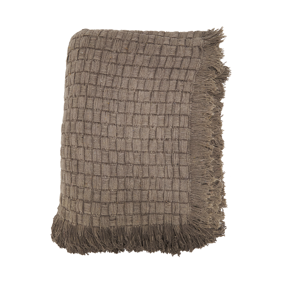 MANTA WEAVE FLECOS GRIS - Imagen 2