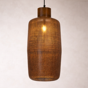 LAMPARA CROSS CARAMEL